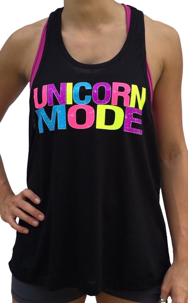 Unicorn Mode Singlet Workout Tank Top