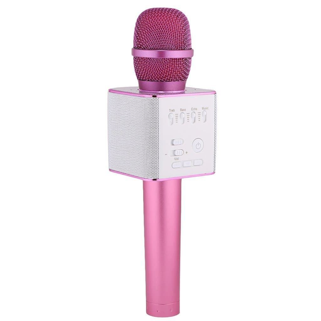 Willdo Wireless Karaoke Microphone, Q9 Wireless Karaoke Singing Machine with Handheld Speaker for Android/Iphone/Any Smartphone and PC