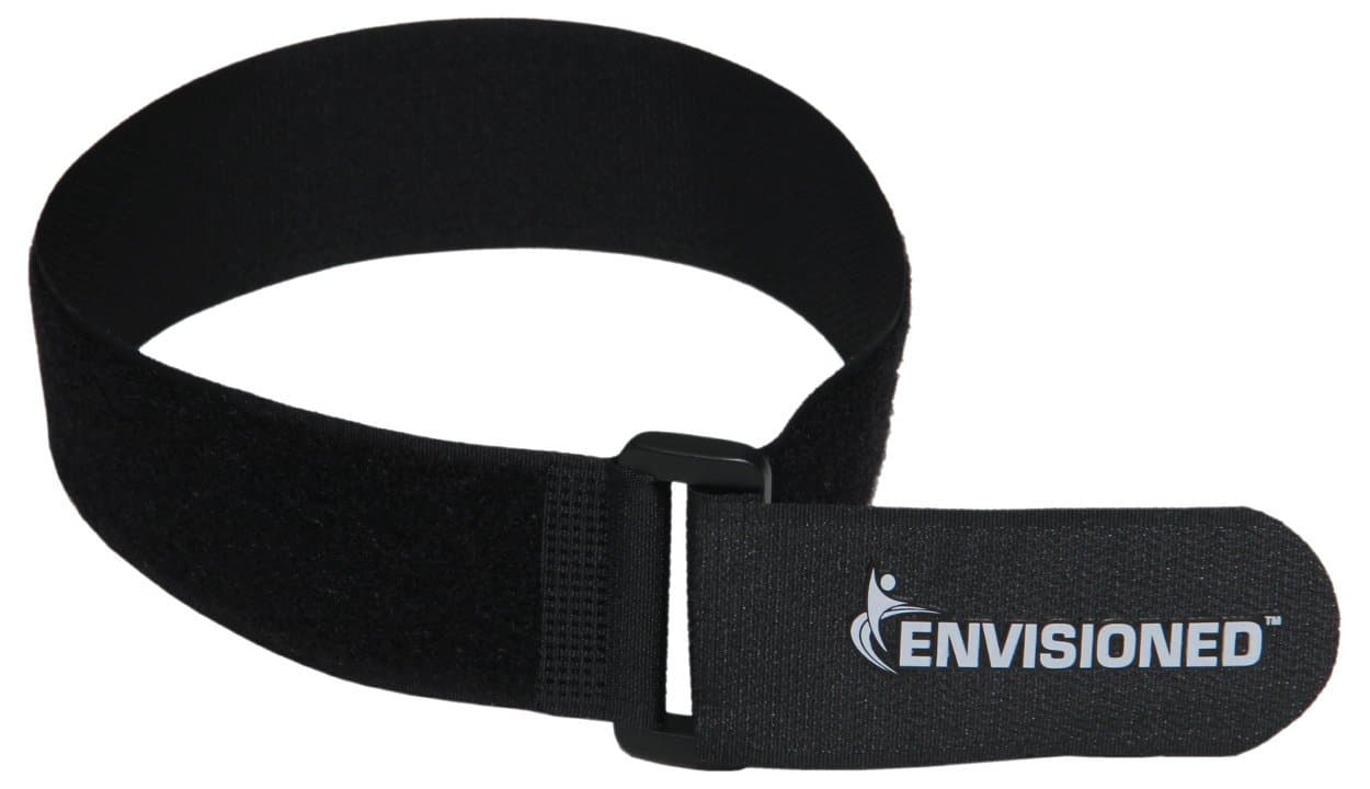 Reusable Cinch Straps 2" x 20" - 6 Pack, Multipurpose Strong Gripping, Quality Hook and Loop Securing Straps (Black)