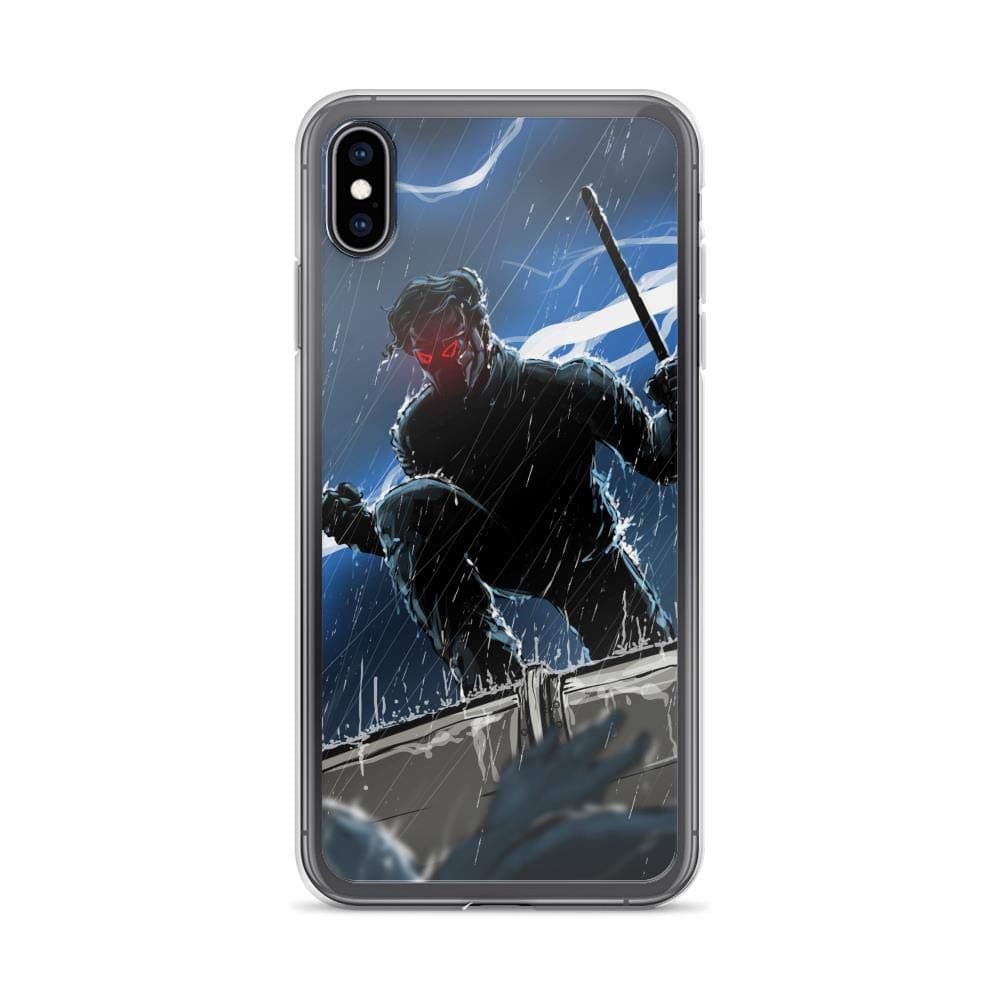 iPhone 6 Plus/6s Plus Pure Clear Anti-Scratch Shockproof Case Superhero in The Night