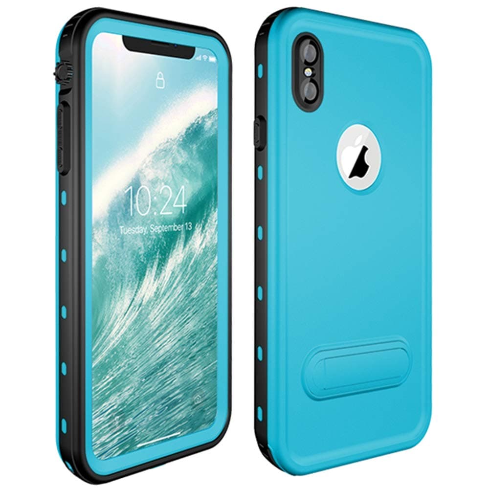 SpringRay iPhone Xs Max Waterproof Case IP68 Certified Shockproof Dustproof Snowproof Full Body Rugged Protective Cover Built-in Screen Protector iPhone Xs Max 2018 Released 6.5 inch