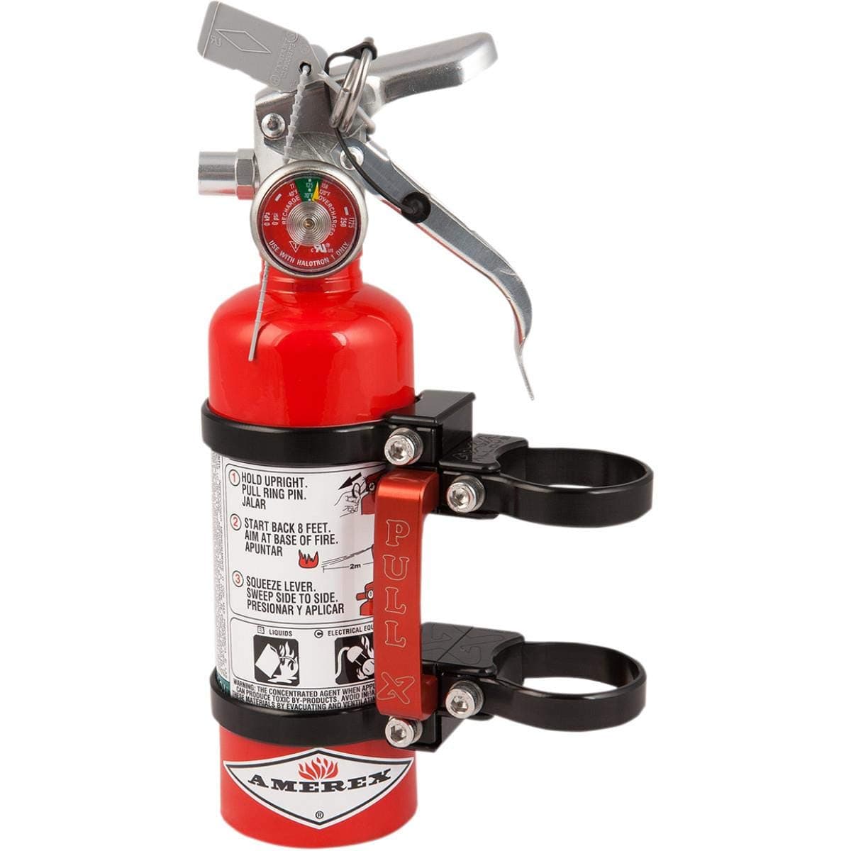 Klock Werks MODFM-BK Quick Release Fire Extinguisher Mount - 3.25in.