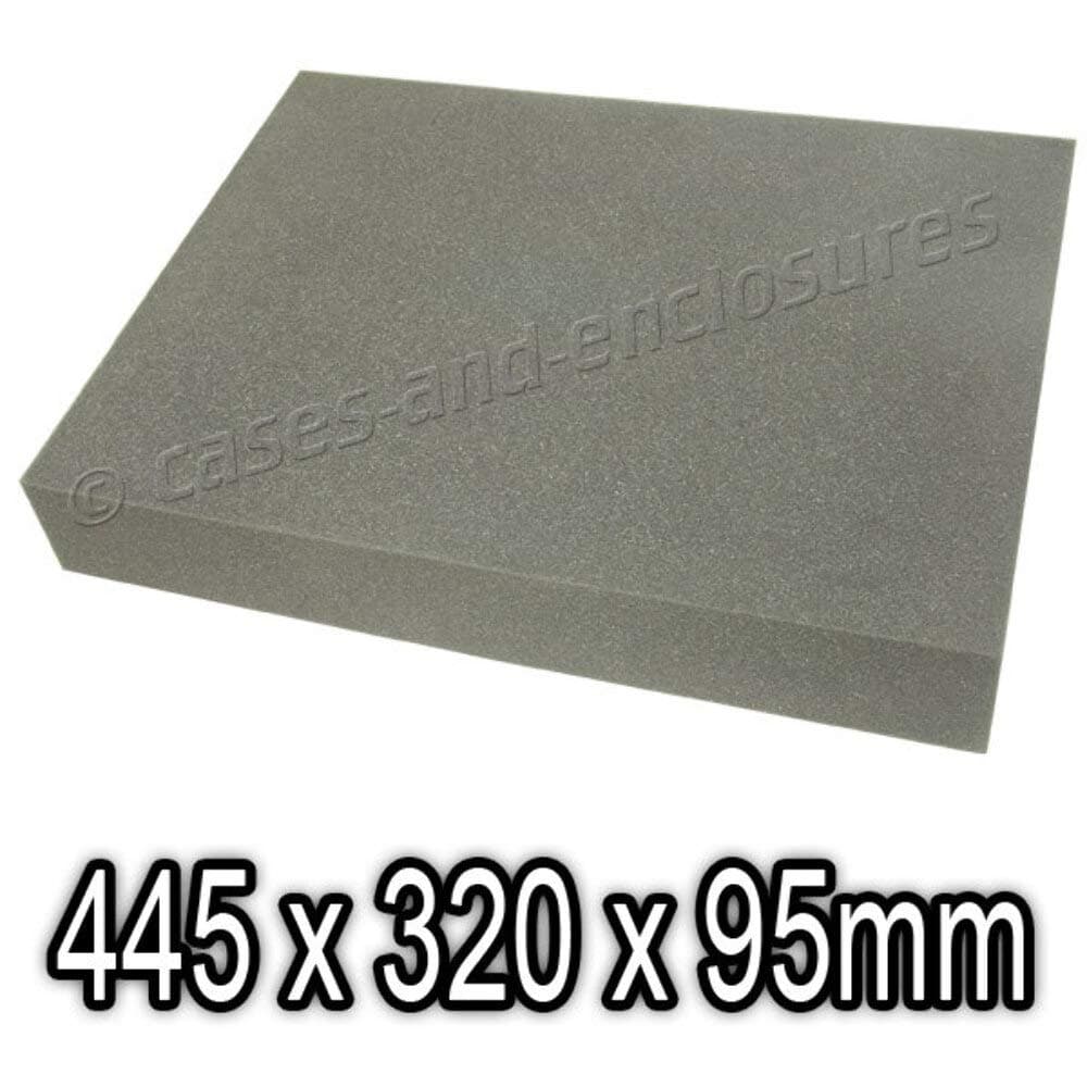 Solid Foam Block L445 x W320 x H95mm Insert For EN-AC-FG-A022 Flight Case