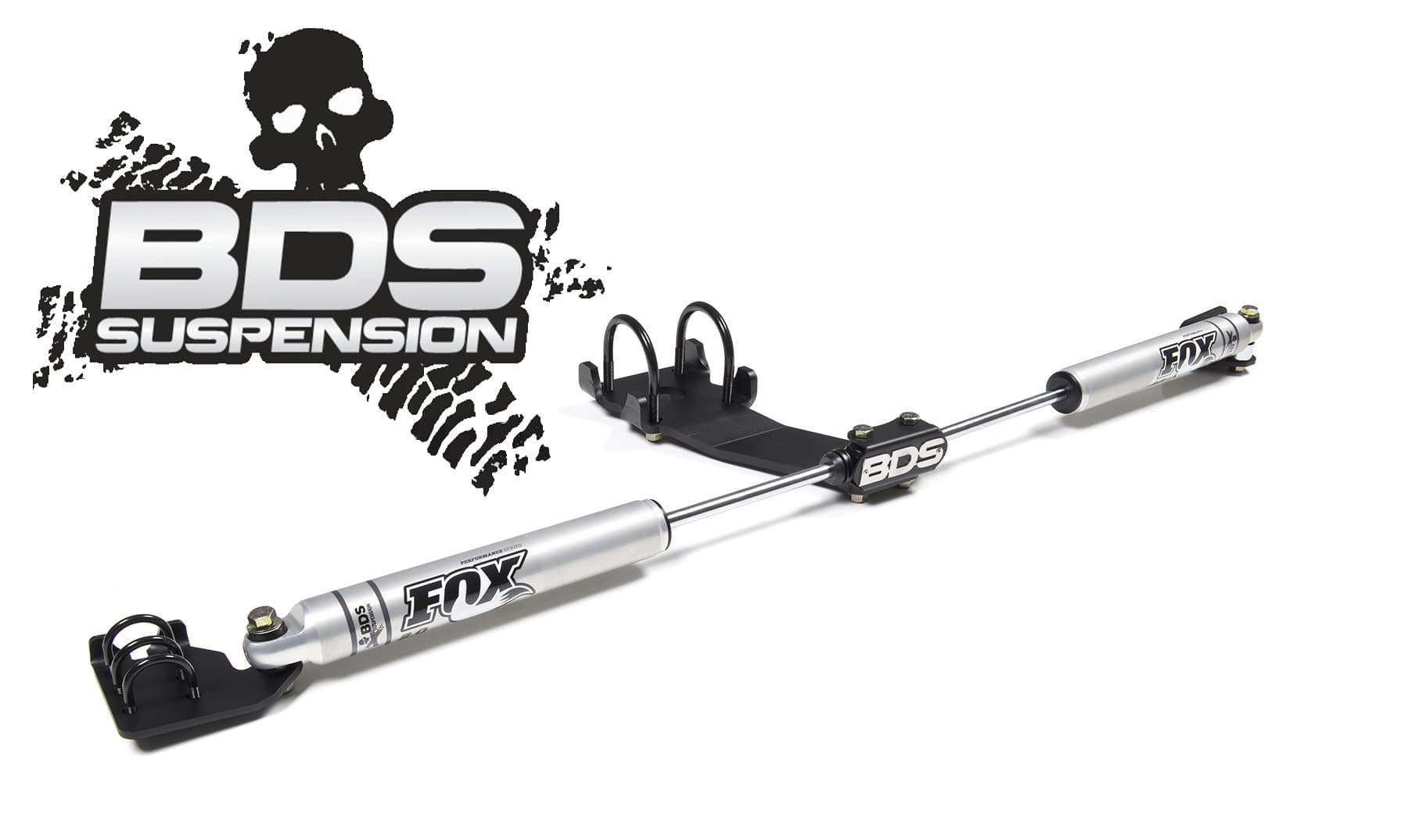 BdsBDS55371 Fox 2.0 Dual Steering Stabilizer for 2009-2013 Dodge Ram 2500/3500