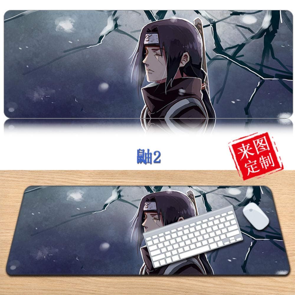 Mouse Pad One Piece Naruto Anime Mouse Pad PC Gaming Computer Mousepad Large Desk Mat,80x30x0.3cm