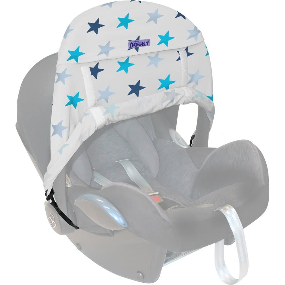 Dooky Zero + Car Seat Shade - Blue Stars