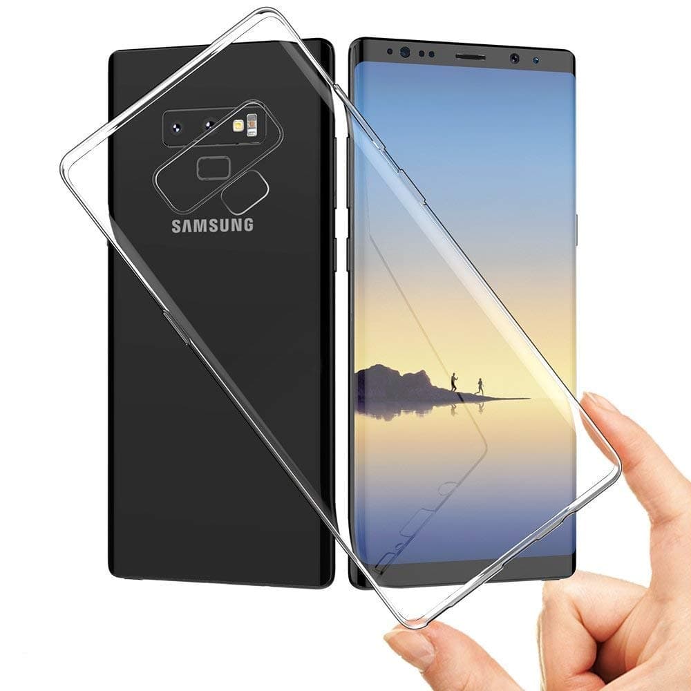 SS TechSamsung Galaxy Note 9 Case, Crystal Clear Soft Gel TPU Bumper Case with Anti-Scratch Clear Back Case For Samsung Galaxy Note 9