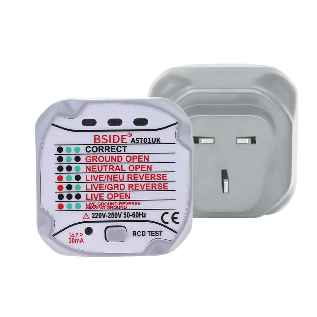 chenguld-Electroscope Detector Socket Line Power Zero Fire Polarity Tester Plug Leakage Test Electrical -UK