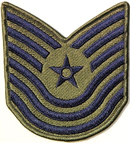 US USAF Air Force Master Technical Sergeant Rank Pilot Tab army navy academy military us air force academy cavalry marine corps national guard logo Jacket Patch Sew Iron on Embroidered Sign Badge Costume