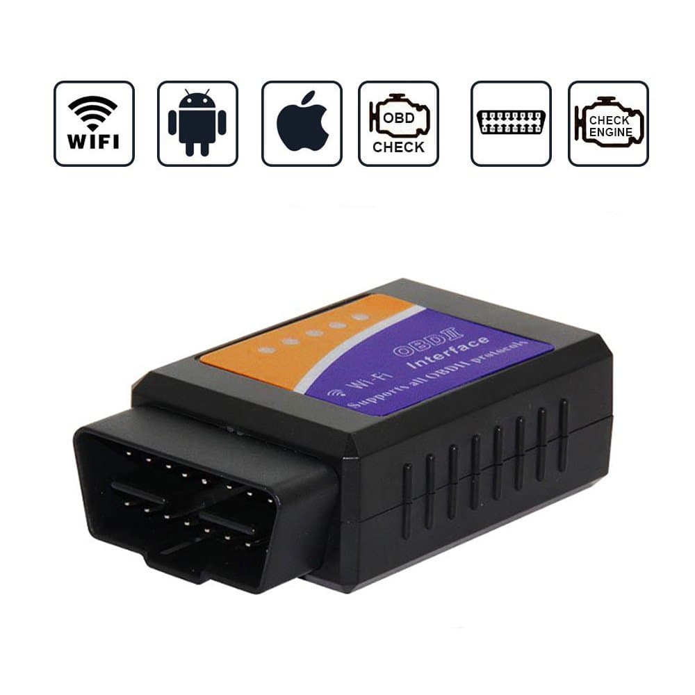Bestmotoring Car WiFi OBD 2,Wireless OBD2 Car Code Reader Scan Tool, OBD2 Scan Tool Scanner Adapter Check Engine Light Diagnostic Reader Tool for iOS & Android