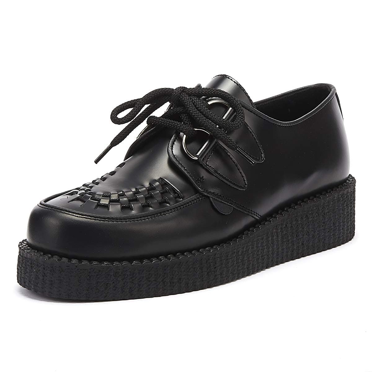 Underground Wulfrun Creeper Womens Black Leather