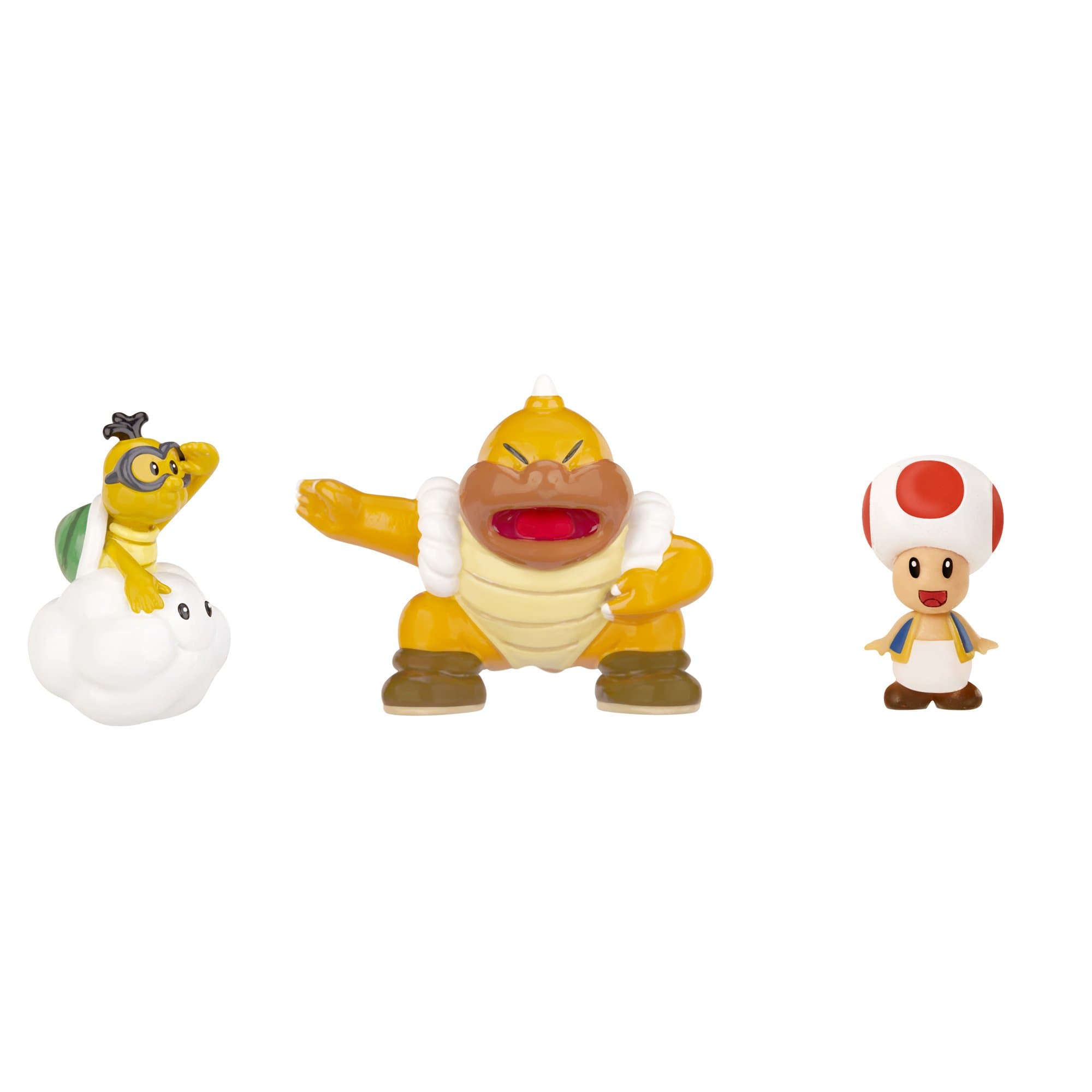 NINTENDO Mario Bros Universe Micro Wave 2 Red Toad, Lakitu, Sumo Bro 3 Pack
