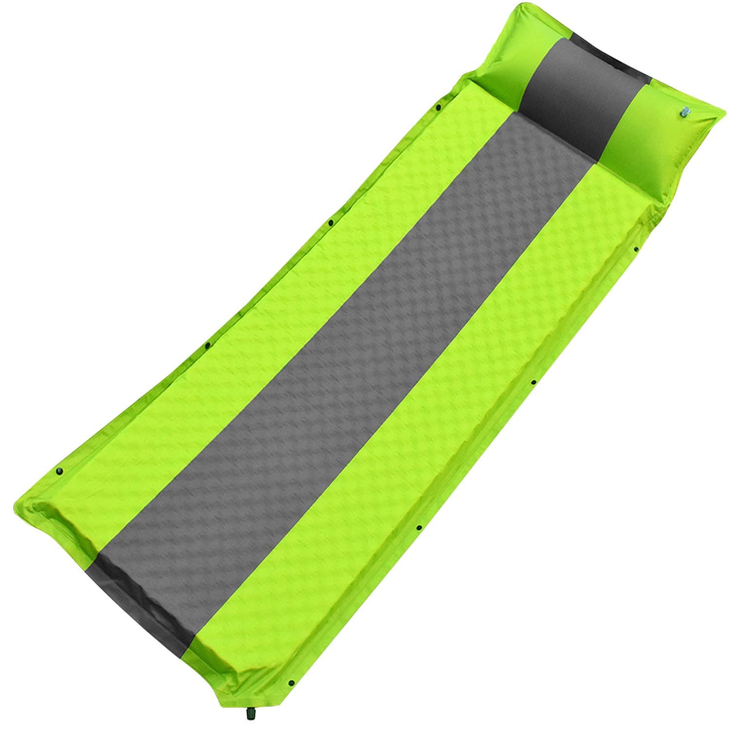 GALSOAR Camping Pad, Extra 2 Inches Thickness Comfortable Self Inflating Sleeping Pad, Lightweight Portable Sleeping Mat for Backpacking, Car Traveling and Hiking