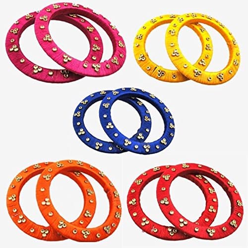Stackable_Silk_Thread_Bangles,_Diamond_Decoration_(Large)_-_FairPurchase.com