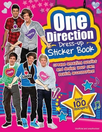 One Direction Dress-Up Sticker Book