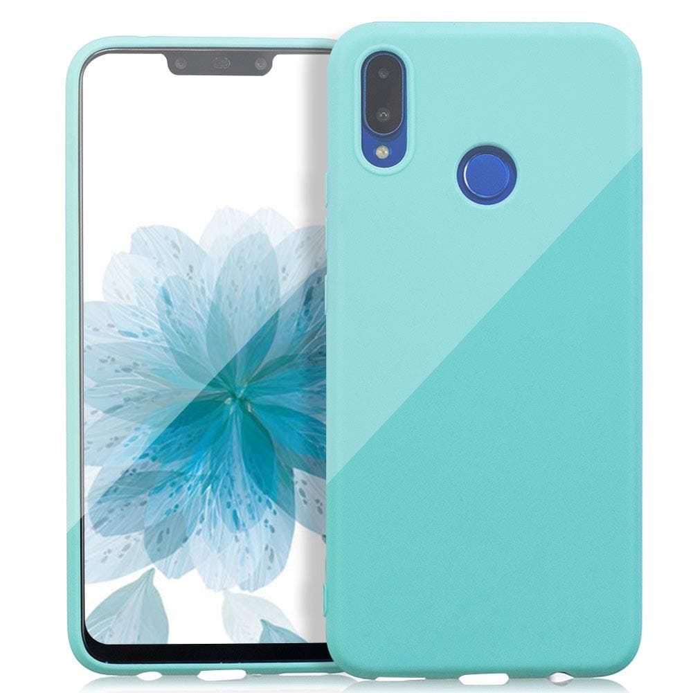 WIWJ Compatible with Huawei Nova 3i Case,[Candy Material]Soft Liquid Silicone Gel Rubber Case For Women Shockproof Protective Case Cover for Huawei Nova 3i-Light Blue