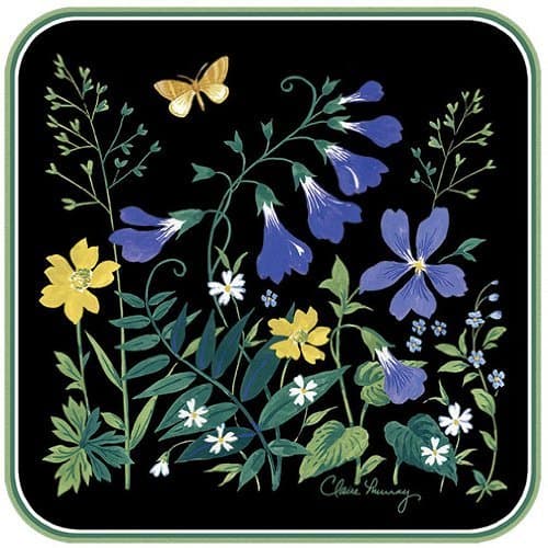 Trivet Set Hot Pad for Dining Table or Kitchen Decorative Floral Design Set of 2 Claire Murray