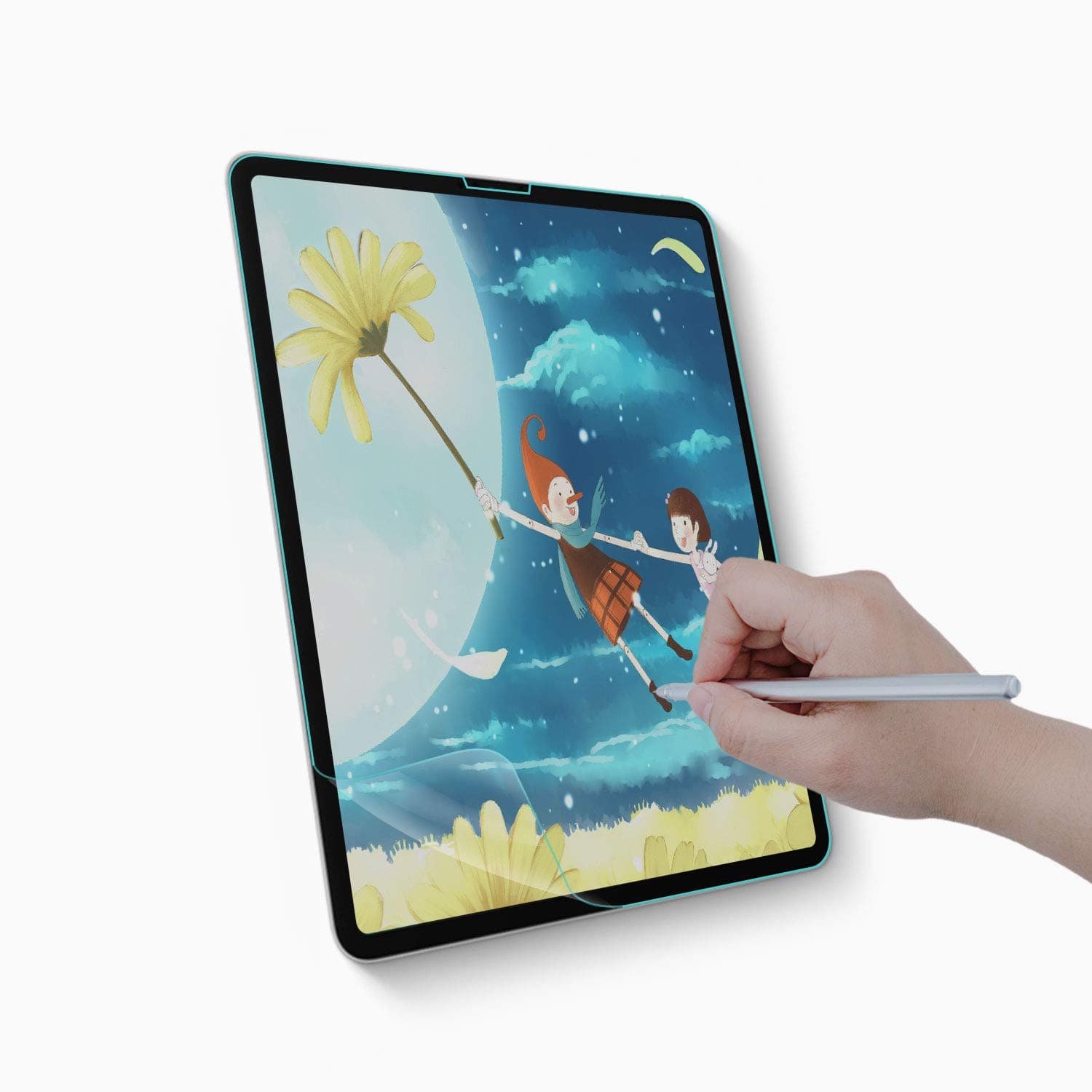 ANIBBOW 12.9 inch Paper-feel Screen Protector, [Anti Reflection] [Scratch Resistant] Matte PET Same as Paper Feel Film Compatible iPad Pro 12.9-inch 2018