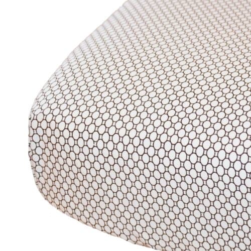 Oliver B Crib Sheet, White/Espresso