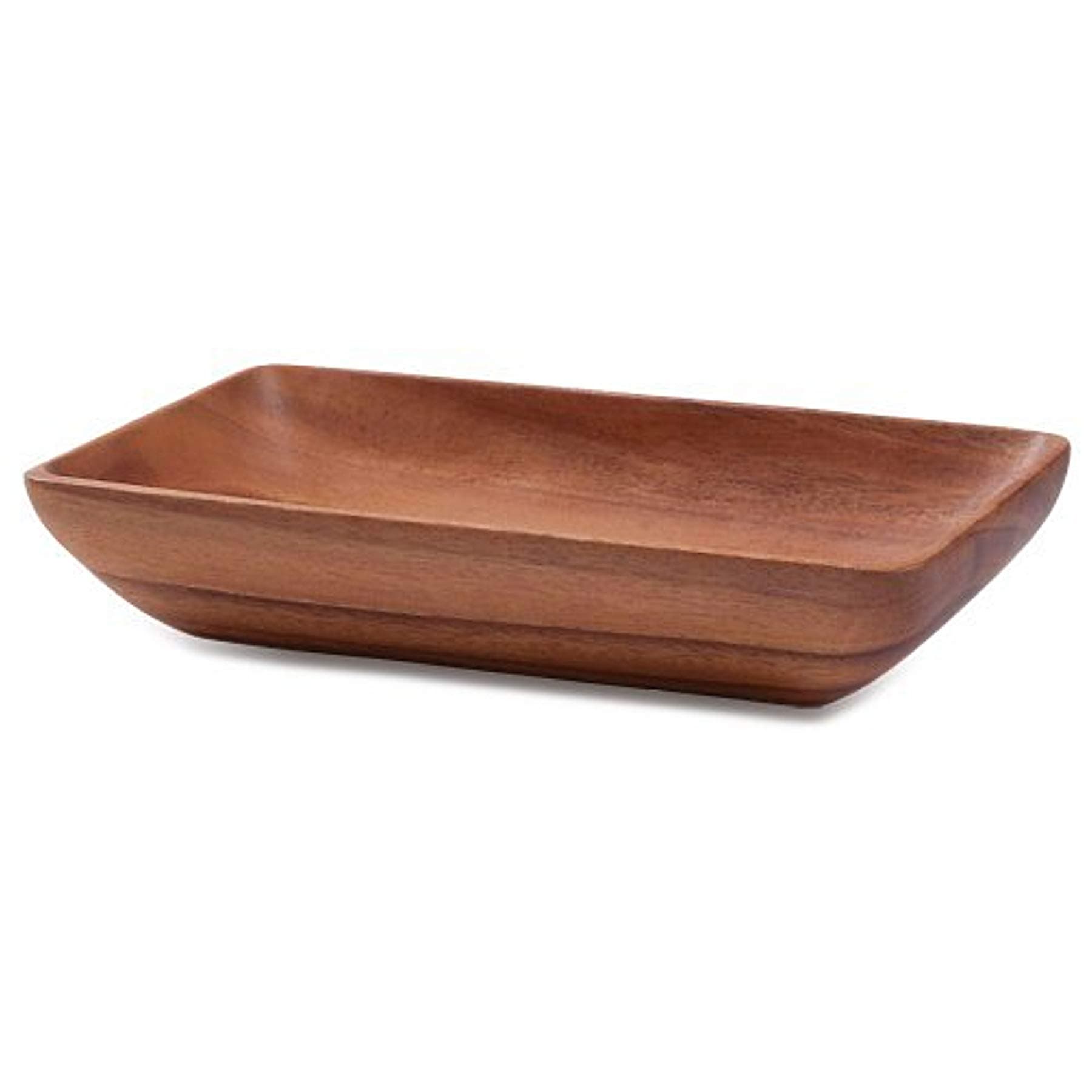 Acacia Wood 2 x 10 x 6 inch Rectangular Bowl