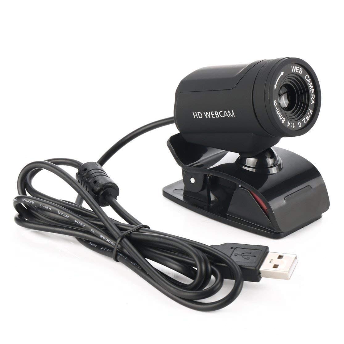 A7220D Webcam HD Web Computer Camera Built-in Microphone for Desktop PC Laptop USB Plug and Play for Video Calling