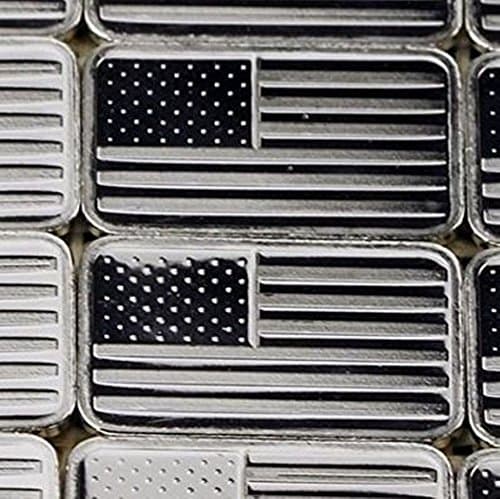 FLAG Design One Gram .999 pure Silver Bars