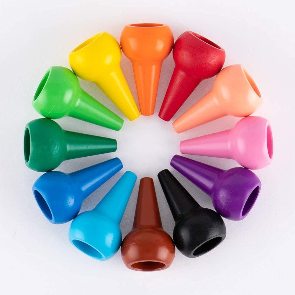 Studio Skinky 12 Stackable Playon Crayons - Primaries