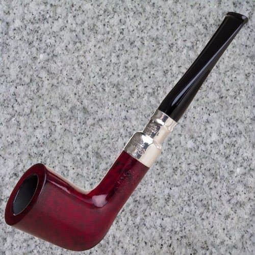 Peterson Pipe: Red Silver Spigot (120) Fishtail