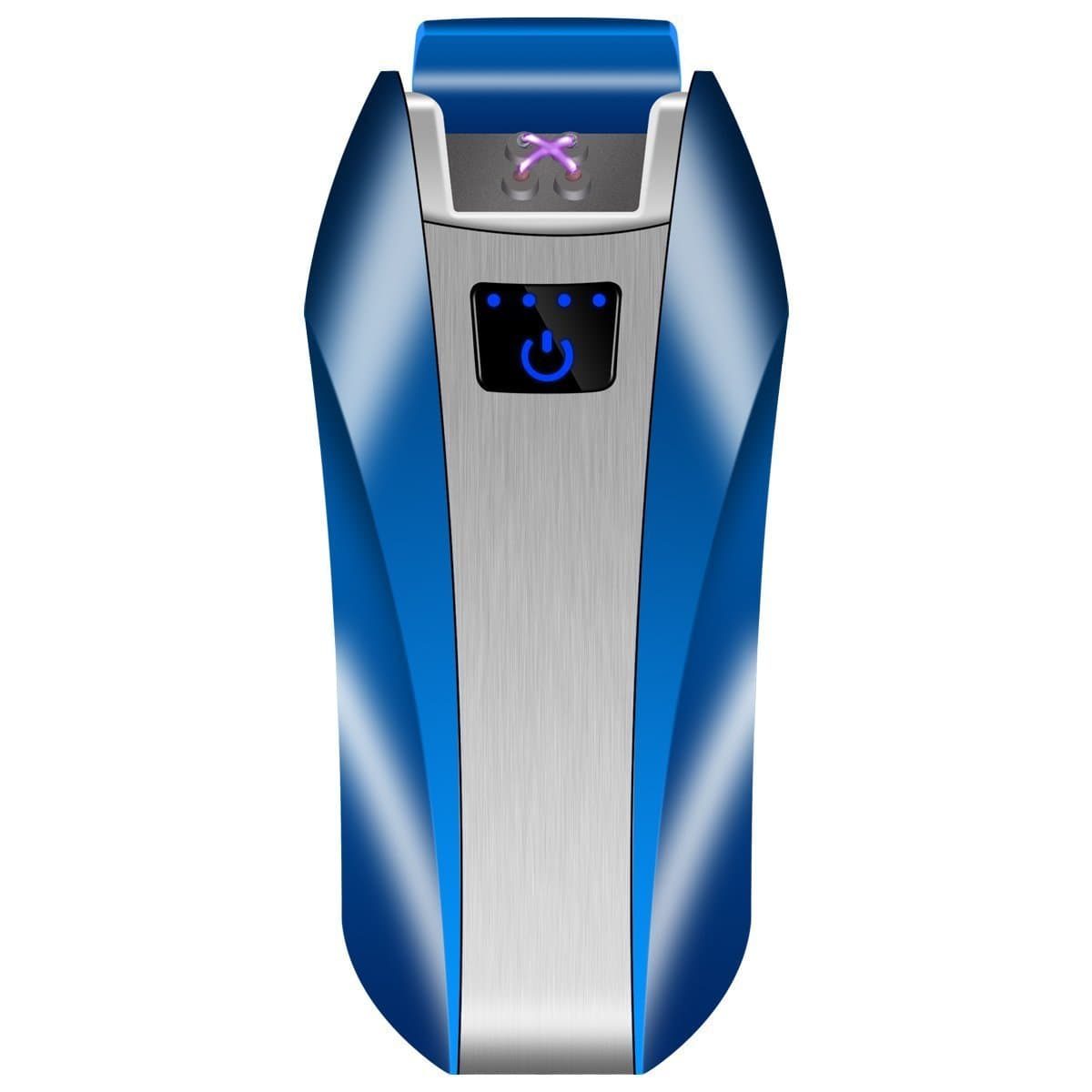 Electronic Lighter Dual Arc Lighter Usb Electric Lighter Plasma Rechargeable Flameless Windproof Touch Swich Lighter Good for Cigar Cigarette Candle Pipe