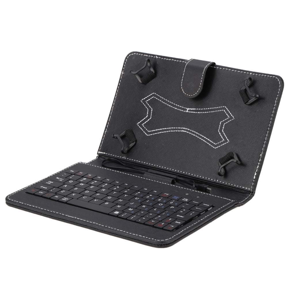 Lechnical Folding Foldable Folio Magnetic PU Leather Case Cover Stand Holder Without Keyboard Stylus Pen for Android 7/8 Inch Tablet