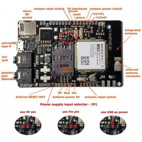 Arduino & Raspberry Pi Gsm/Gprs/Sms/Dtmf Shield