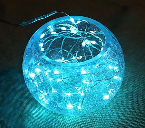 LED String Lights, Toki 16.4ft 50 LED Waterproof Decorative Lights Dimmable String Lights with Remote Control for Indoor and Outdoor, Bedroom, Patio, Garden, Wedding, Parties, CE &amp; ROHS Listed