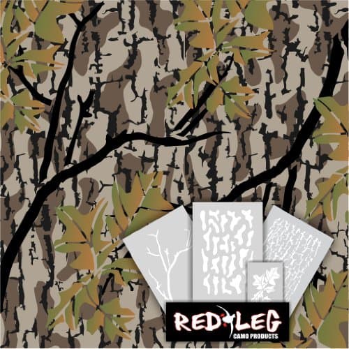 Redleg Camo Stencil Kit