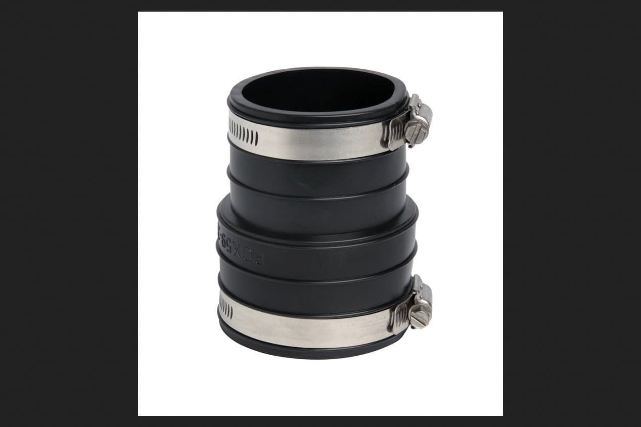 Pipe Conx Couple Flex 2Pipe2"Hub", Pipe Conx