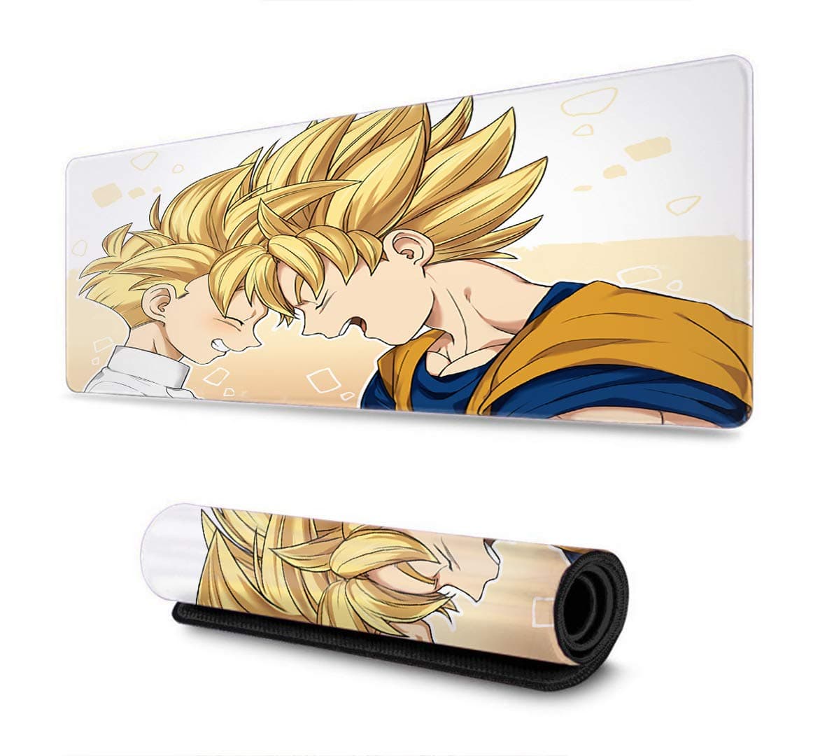 Large Gaming Mouse Pad Mousepad Computer Keyboard Pad Mat for PC Computer Laptop forBall Dragon z Kakarot Super Z Son Goku Mousepad(15.8x35.5x0.2 in)