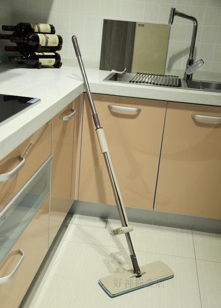 Double-sided hand-washing flat mop lazy mop touch Rotary mop home, could the number of single hand free wash