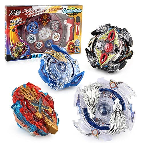 Bey Burst Battling Top God Evolution with 4D String Launcher Grip and Stadium Battle Set