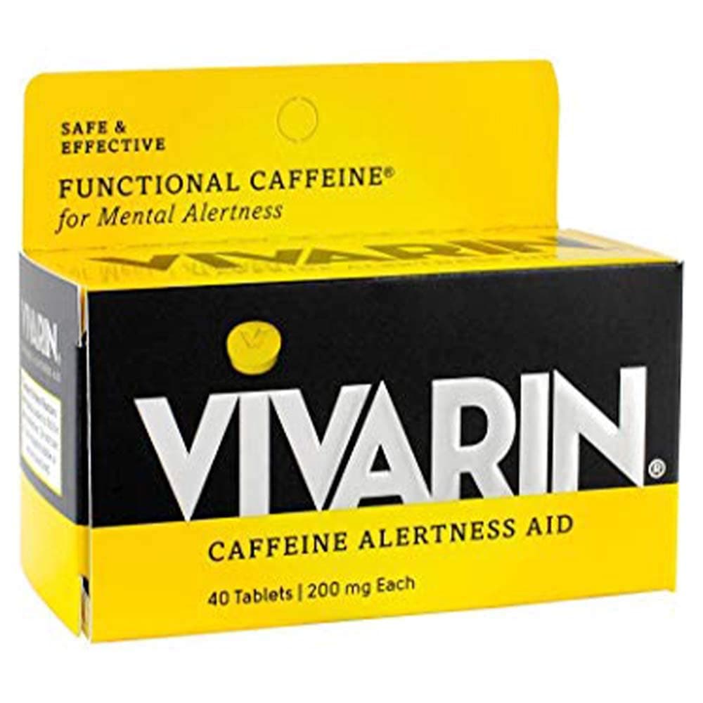 Tablets Alertness Aid, 40 Count, 1 Box (Update Version)