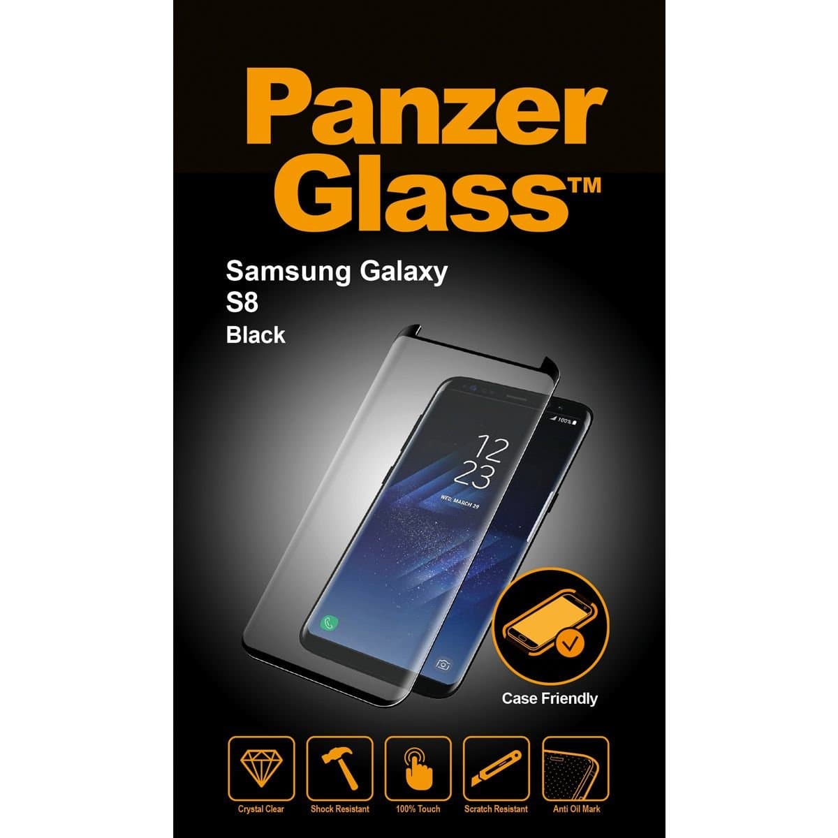 PanzerGlass Case Friendly for Galaxy S8 Black