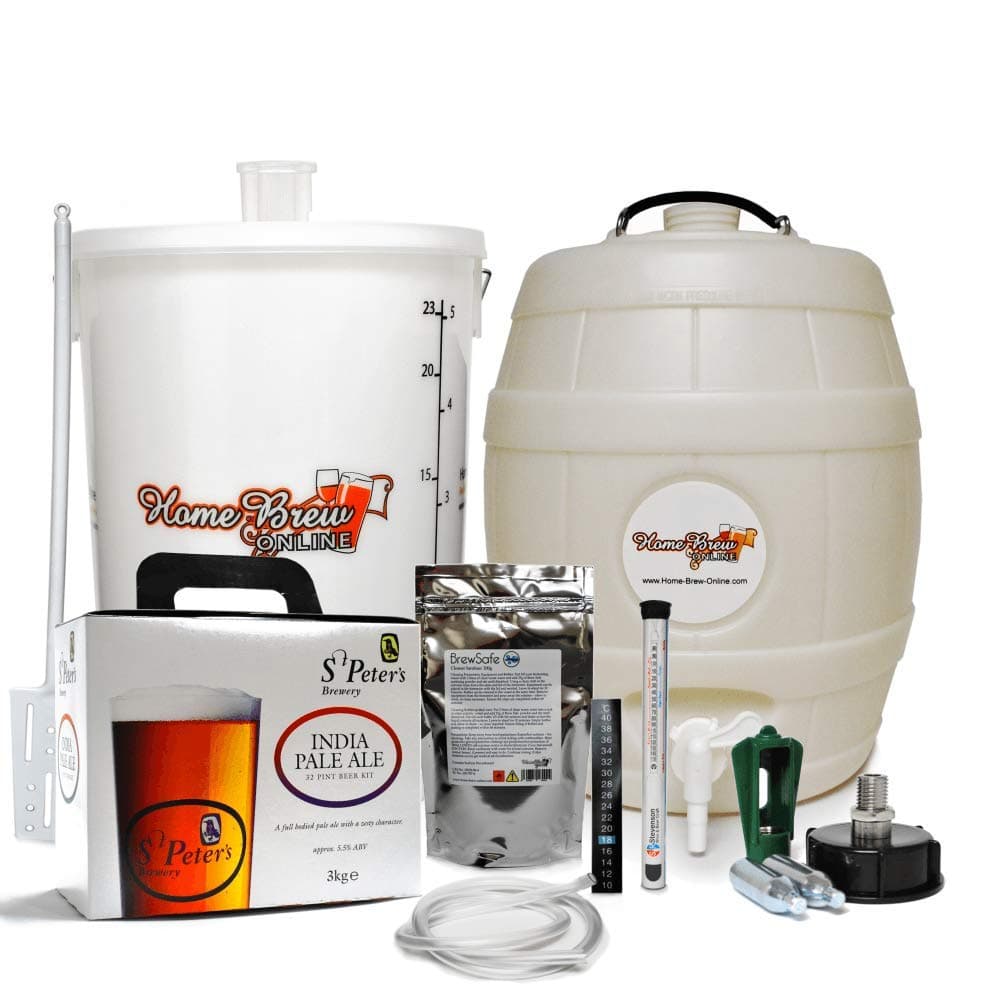 St Peters Micro Brewery With Barrel - IPA