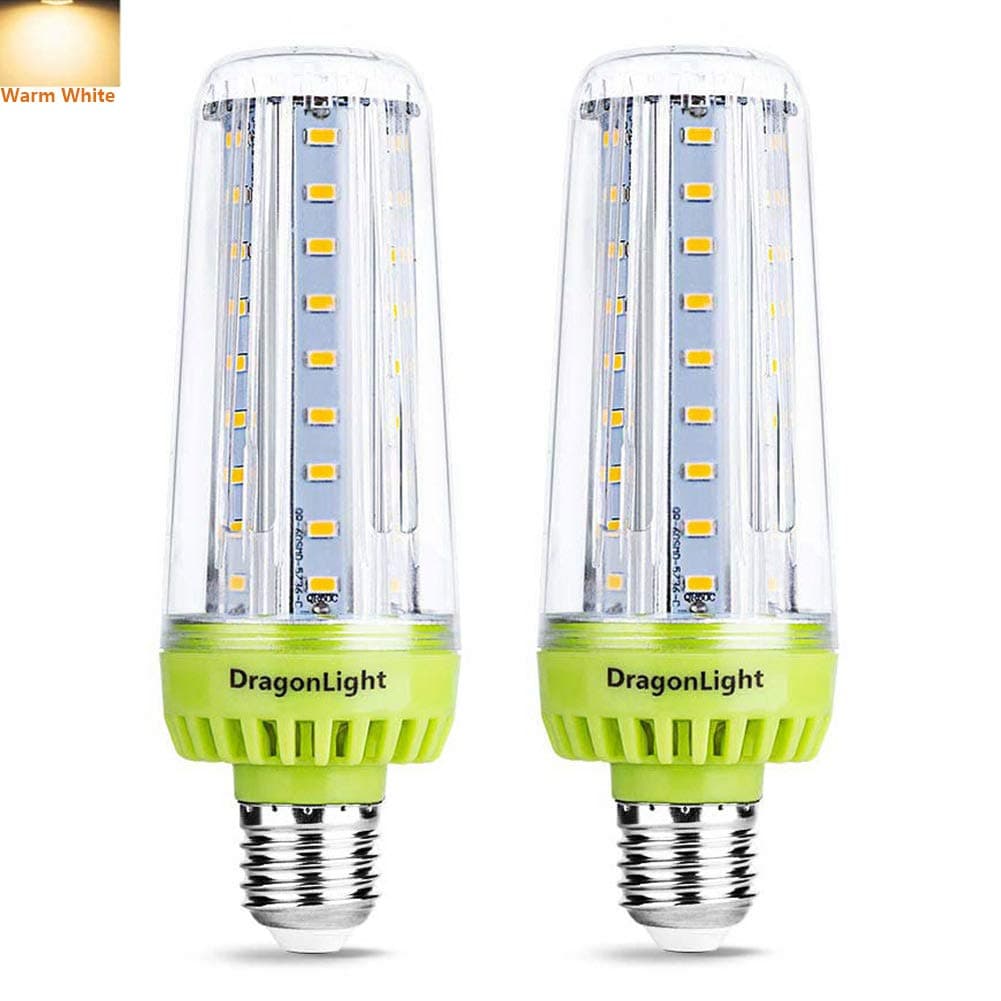 20W Super Bright Corn LED Light Bulbs(200 Watt Equivalent) - 3000K Warm/Soft White 2320 Lumens CRI 90+ E27 Base for Large Area Lighting - Garage Workshop Office Porch Yard[Twin Value Pack]