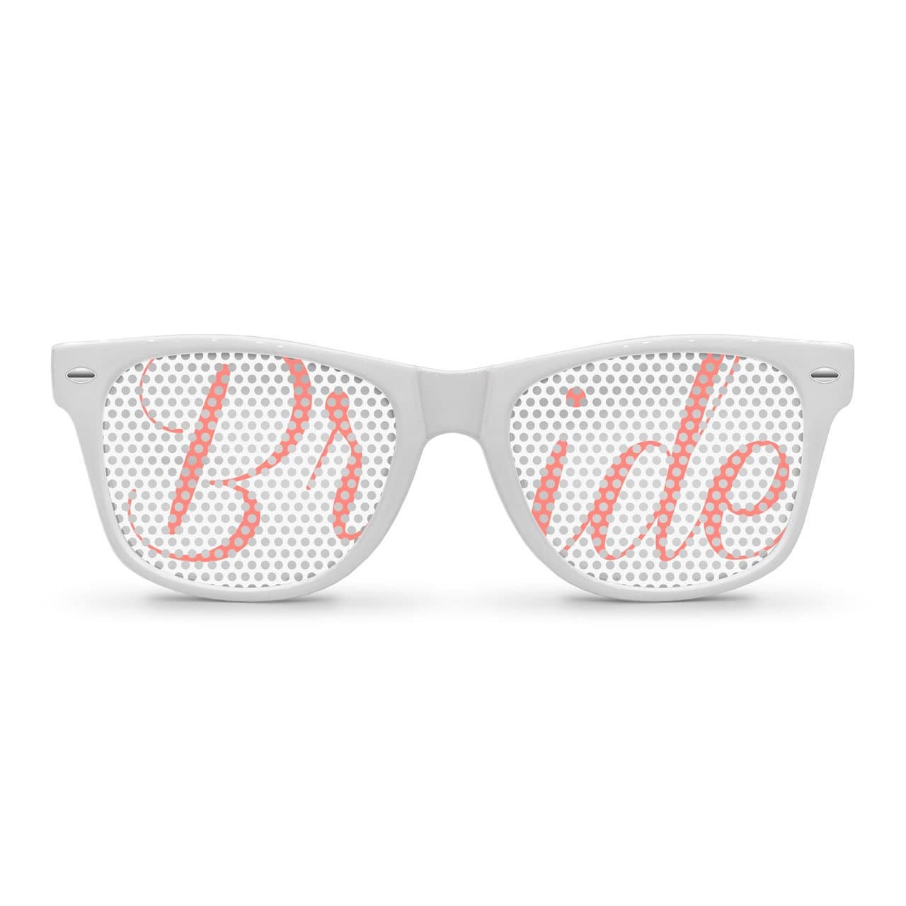BRIDE salmon Retro Party Sunglasses