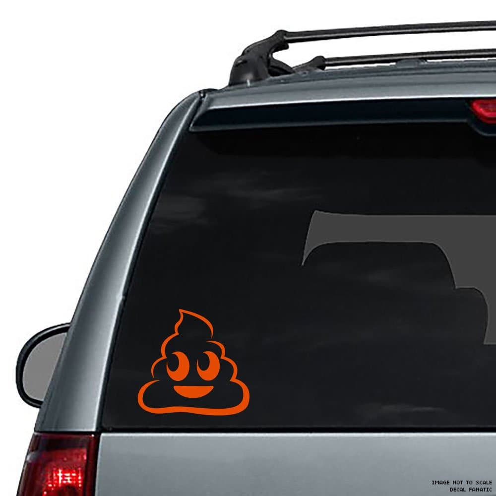Poop Emoji Decal - 6"