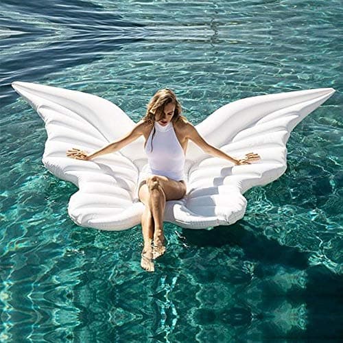 Angel Wing Swimming Inflatable Pool Float ,Float Inflatable Butterfly Floating Row Swim Ring , Inflatable Rafts Party Toy, Inflatable Hammock Pool Island, Summer Swimming Lounge Adult And Kids