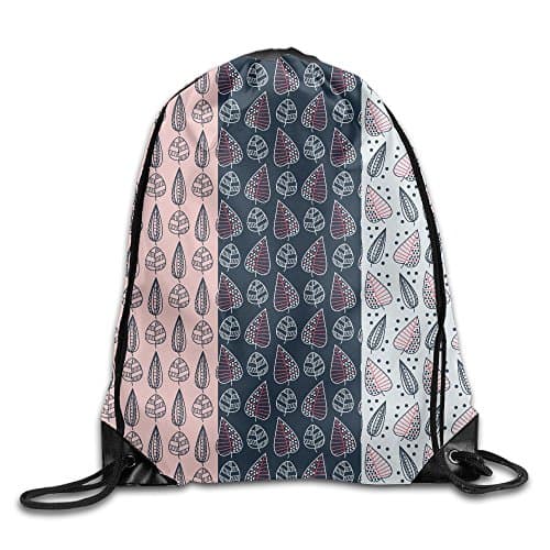 Aztec Leaves Pattern Cool Drawstring Travel Sports Backpack Gift