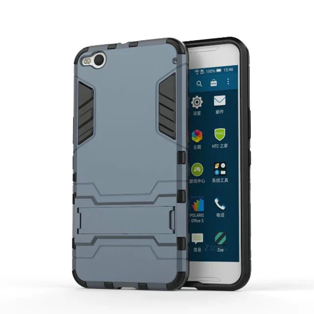 DBIT HTC One X9 Case Detachable Twin Layer Case Soft TPU and PC Rugged Durable Protective Shockproof Case Cover with Kickstand for HTC One X9,Black