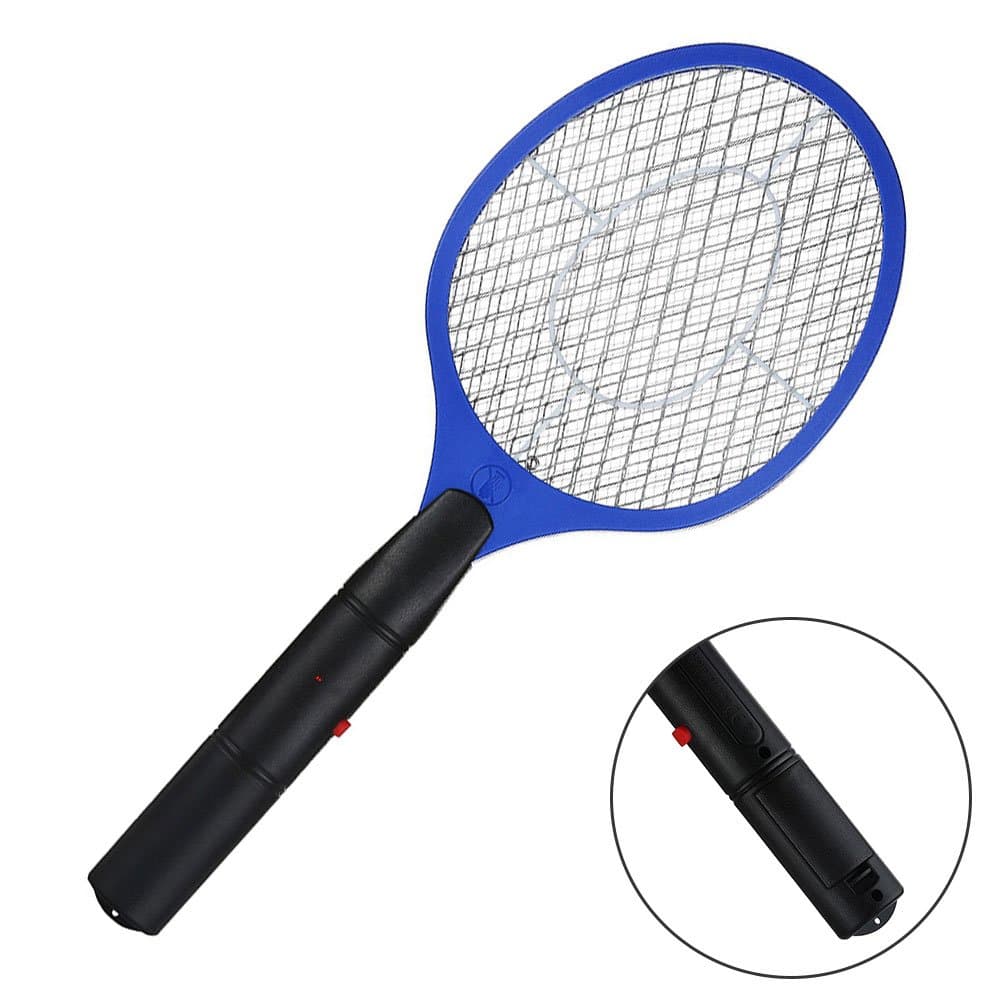 Bug Zapper Racket Rechargeable Fly Mosquito Swatter Killer Bug Mosquito Swatter Zapper Super Bright LED Light to Zap in the Dark