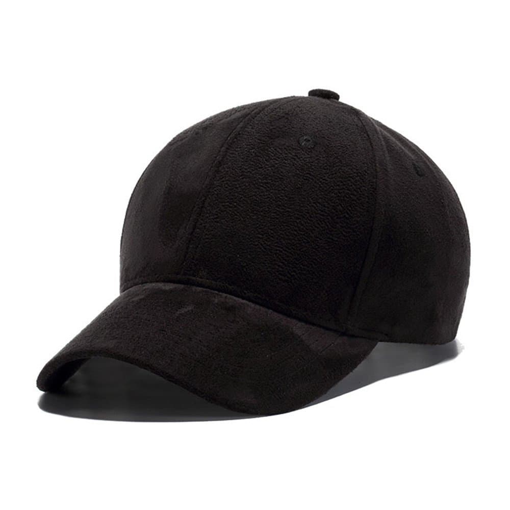 Soft Faux Leather Suede Hat Baseball Cap
