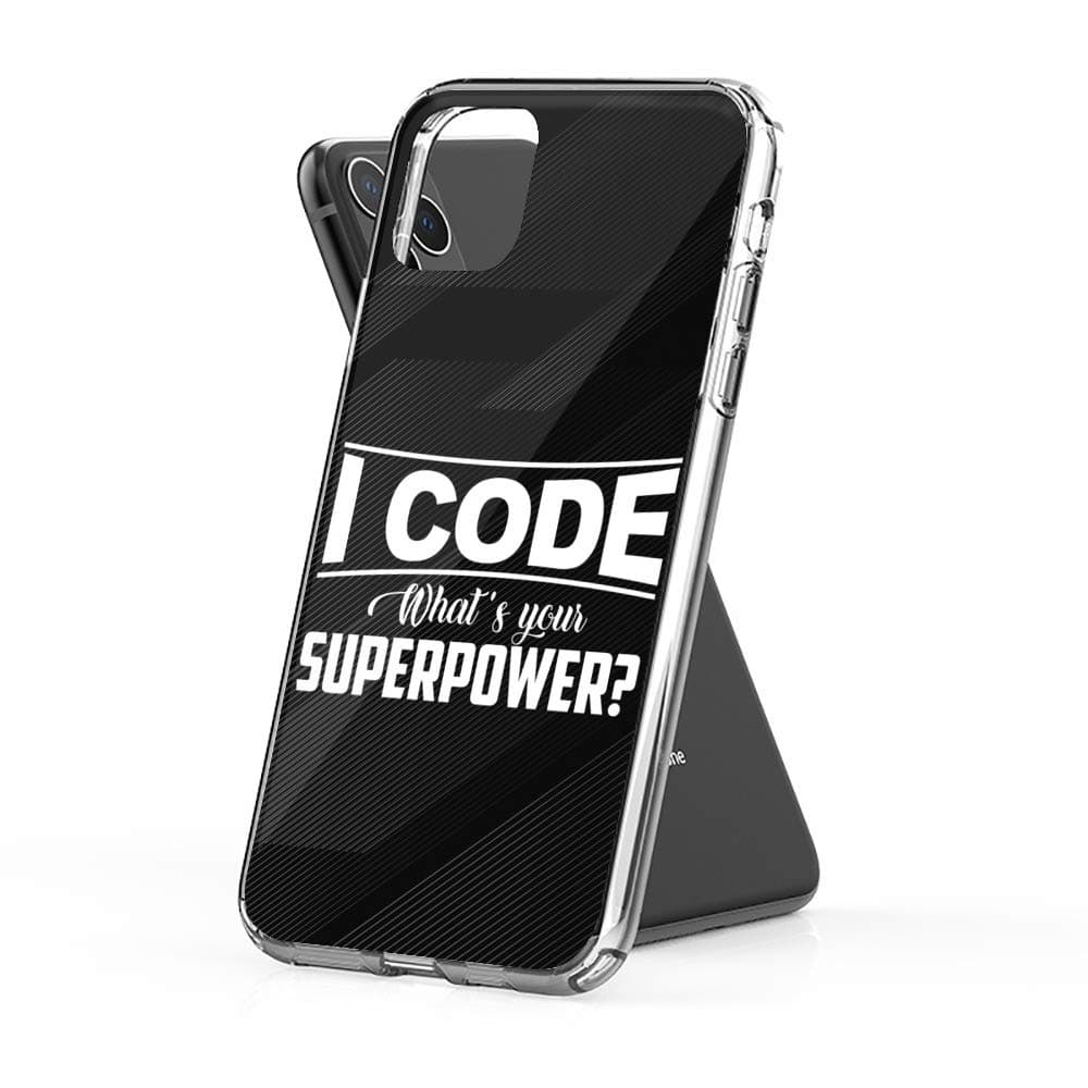 Case Phone I Code Your Superpower Coding (6.5-inch Diagonal Compatible with iPhone 11 Pro Max)