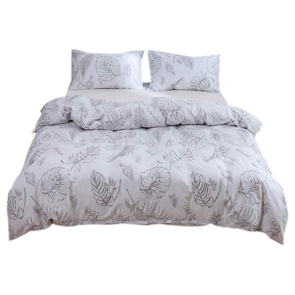 ThsiJJ Comforter Set Reversible Down Queen Size Soft Comforter Microfiber Sets Soft Microfiber Fill Printed Quilt Sets